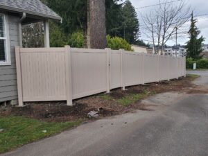 vinyl fence