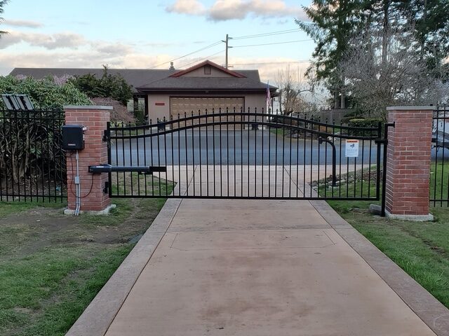 Automatic driveway gate project