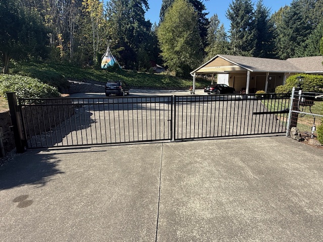 Automatic driveway gate project