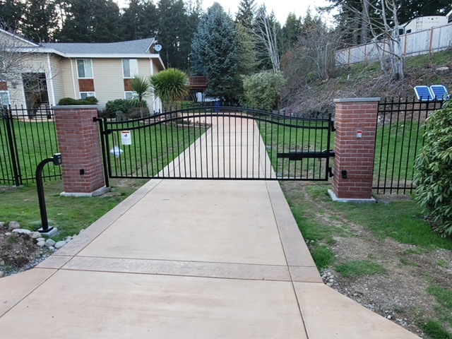 Automatic driveway gate project