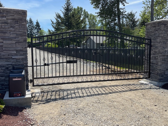 Automatic driveway gate project