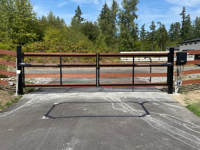 Automatic driveway gate project