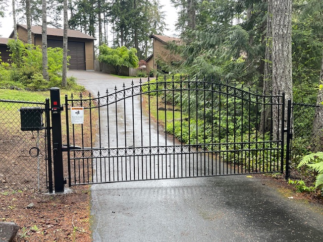 Automatic driveway gate project
