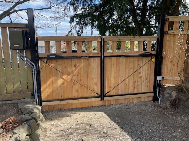 Automatic driveway gate project