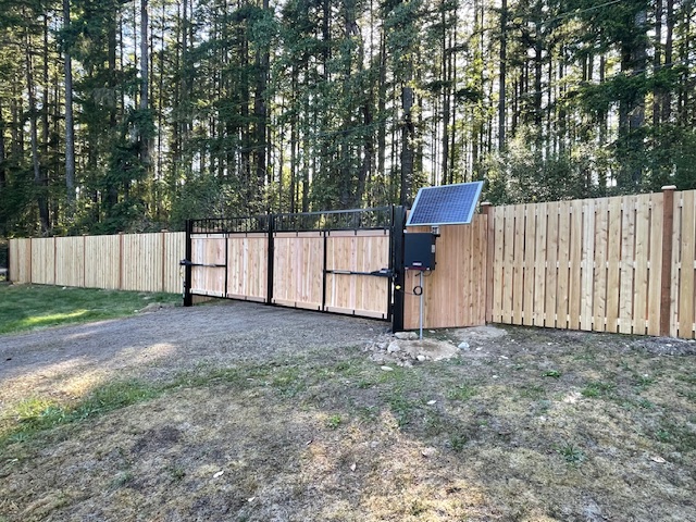 Automatic driveway gate project