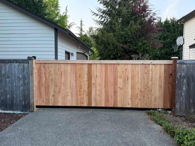 Automatic driveway gate project
