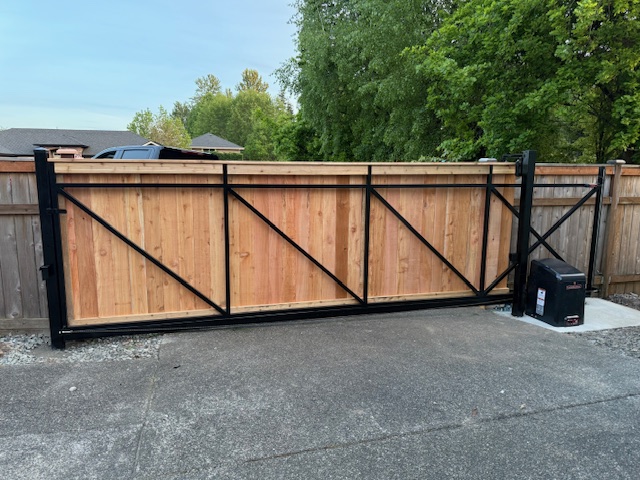 Automatic driveway gate project
