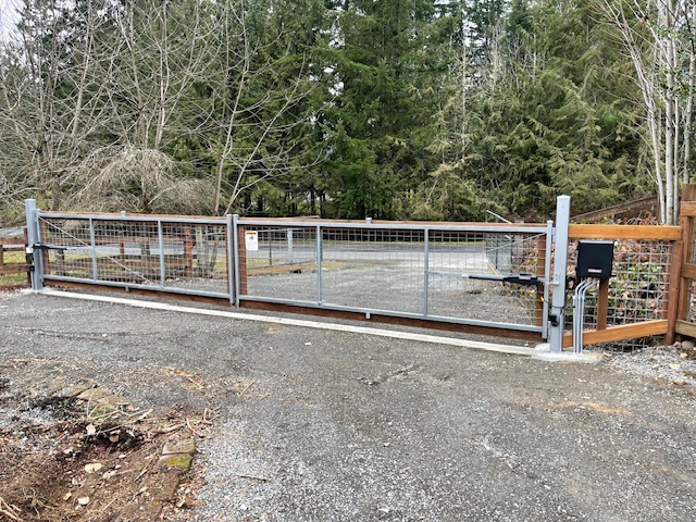 Automatic driveway gate project