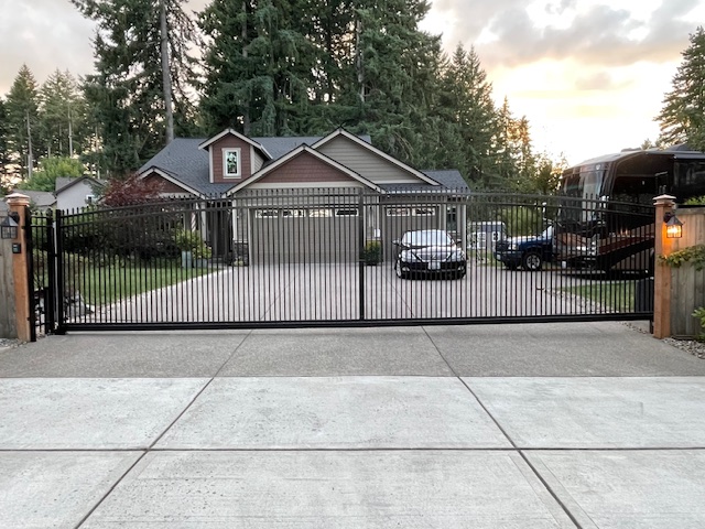 Automatic driveway gate project