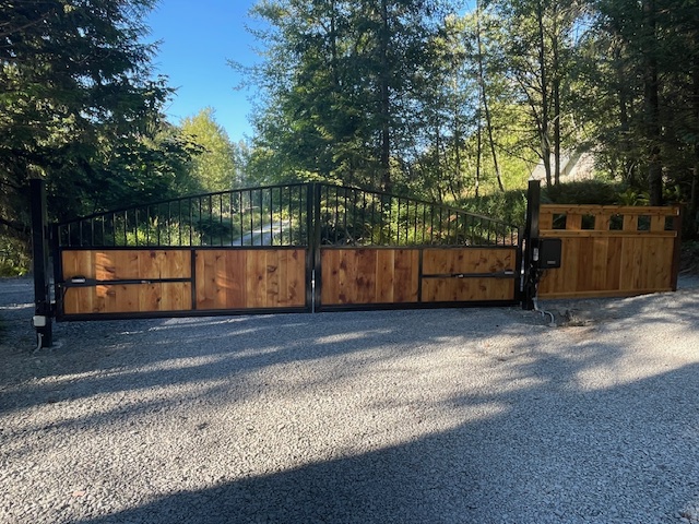 Automatic driveway gate project