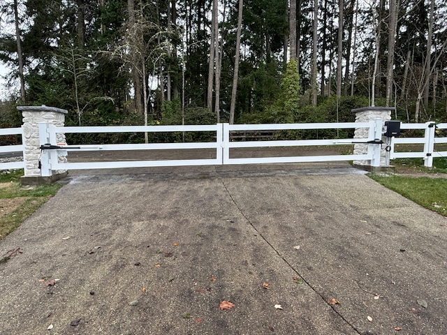 Automatic driveway gate project
