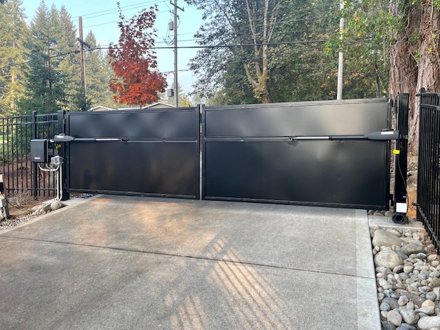 Automatic driveway gate project
