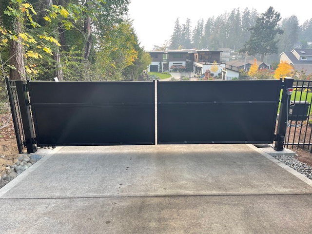 Automatic driveway gate project