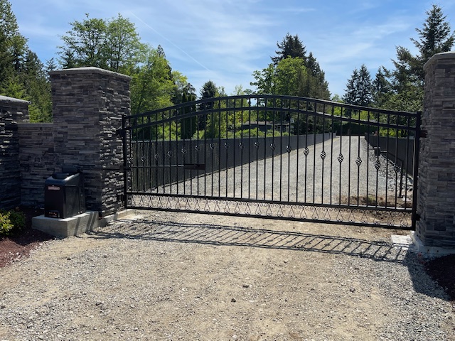 Automatic driveway gate project