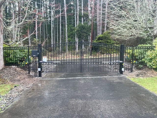 Automatic driveway gate project