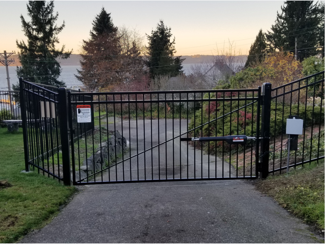 Custom driveway gate