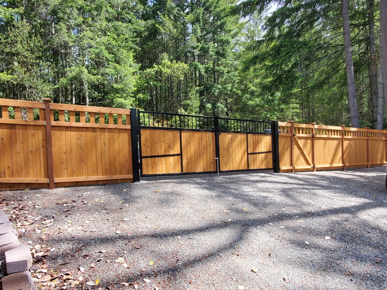 Cedar fencing kirkland style