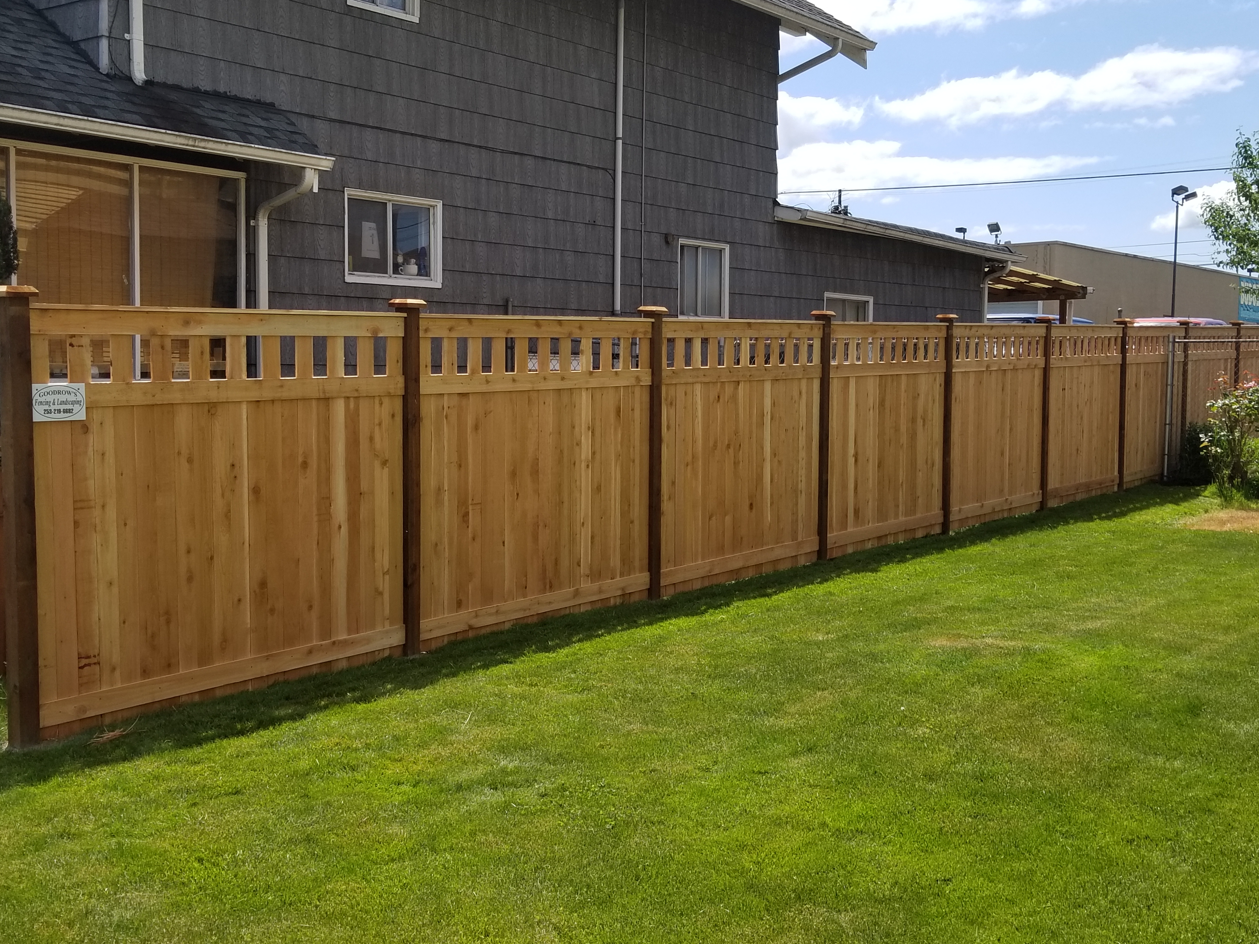 Cedar fence maintenance