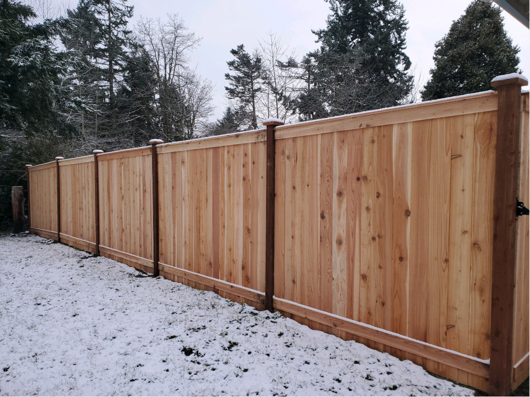 Cedar traditional fencing project