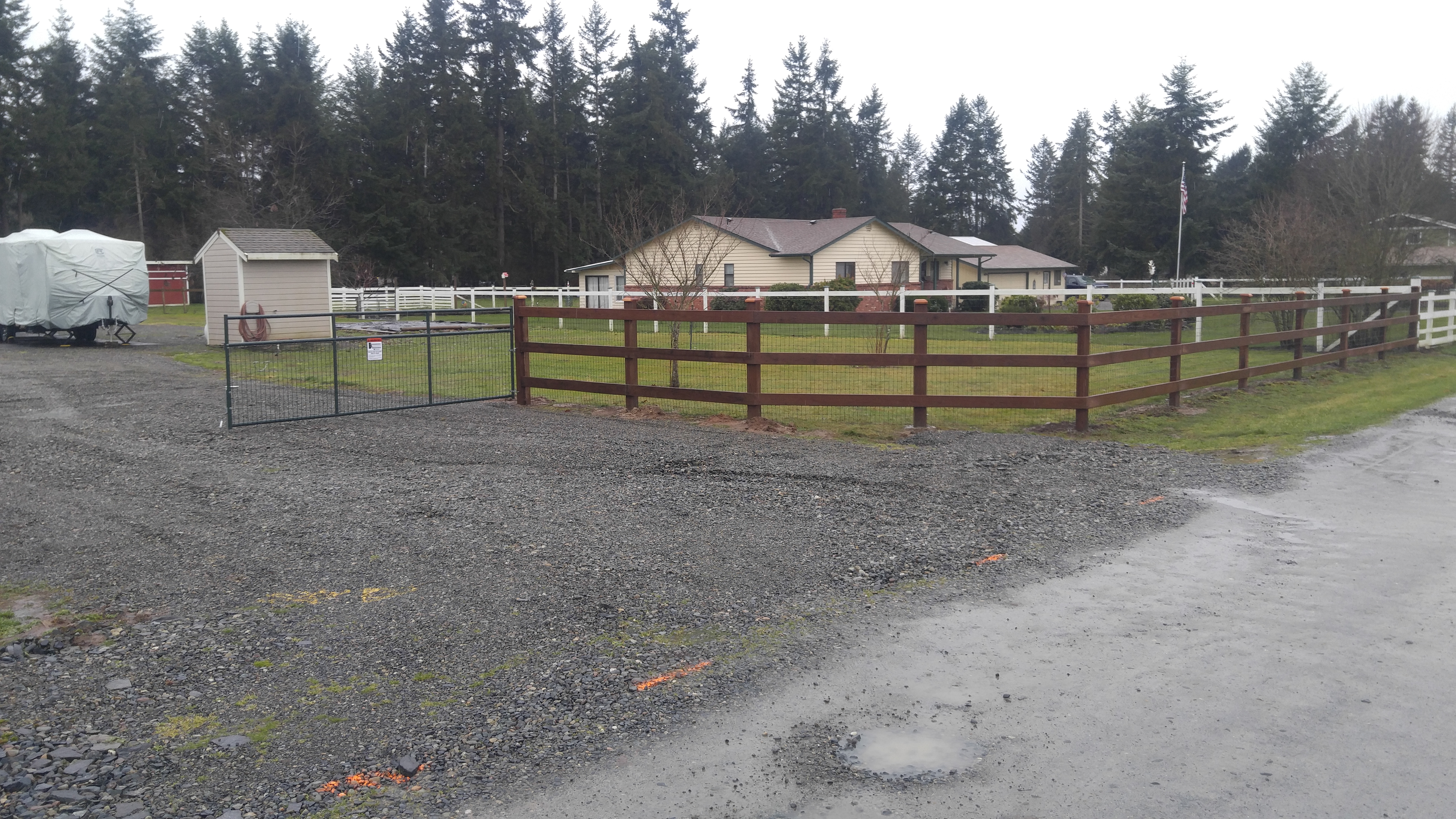 Farm fencing project