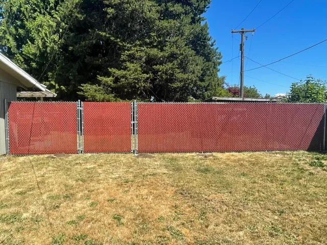 Chain link fencing project