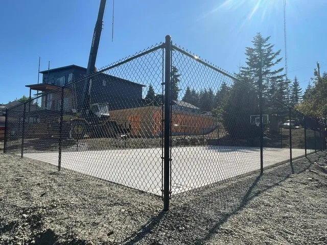 Chain link fencing project