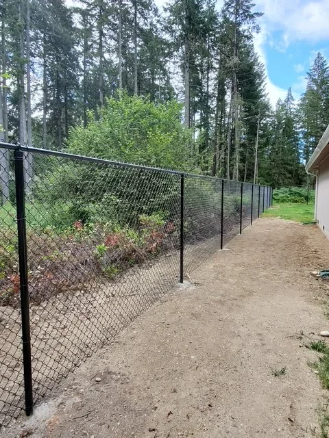 Chain link fencing project