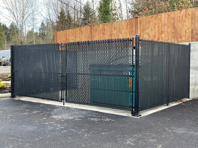 Chain link fencing project