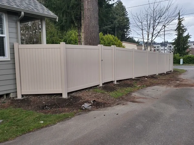Vinyl fencing project
